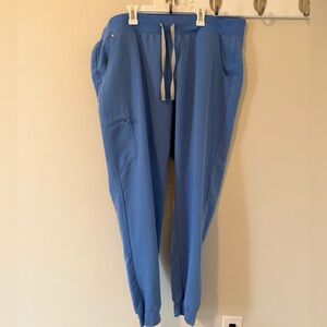 Figs Women’s Zamora Jogger Scrub Pants Ceil Blue XXL Tall
